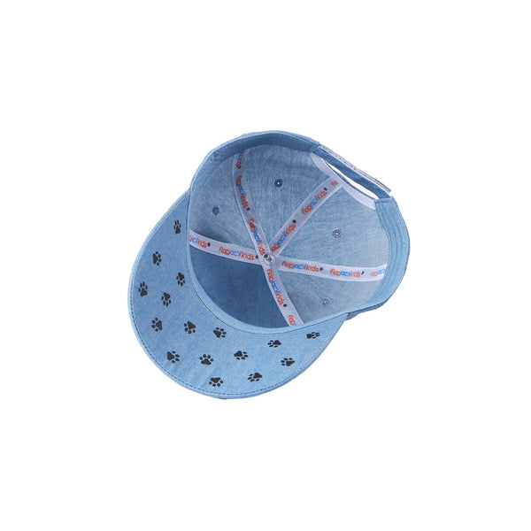 Kids UPF50+ 3D Cap - Bear Chambray