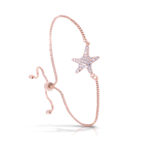 Ice Blu Starfish Adjustable Bracelet