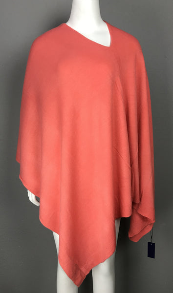 LADIES PONCHO – YELLOW/ORANGE HUES