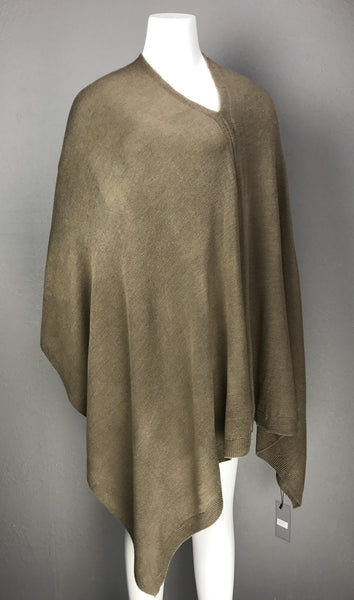 LADIES PONCHO – NEUTRAL HUES