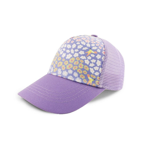Kids Printed Ball Cap - Floral Field
