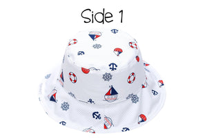 Kids' Patterned Sun Hat - Nautical