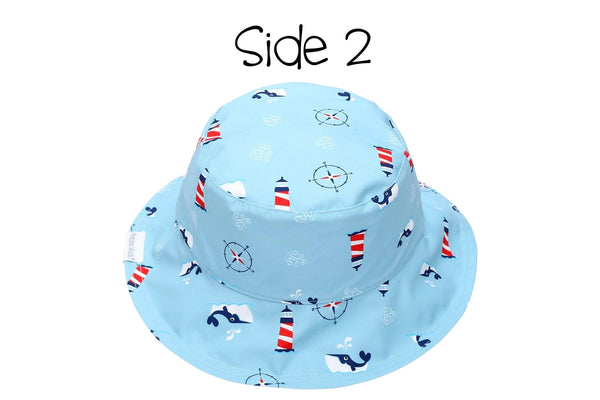 Kids' Patterned Sun Hat - Nautical