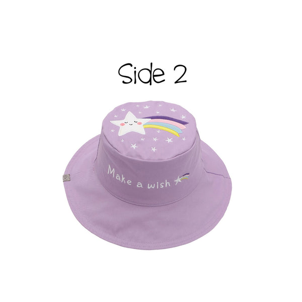 Kids UPF50+ Sun Hat - Unicorn/Star