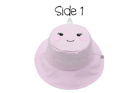 Kids UPF50+ Sun Hat - Narwhal/Starfish