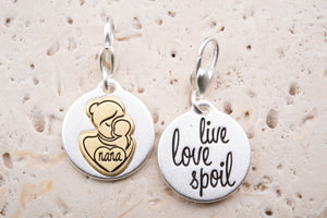 Heartfelt Emotions Silver 2-Tone Medallion - Nana