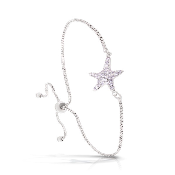 Ice Blu Starfish Adjustable Bracelet