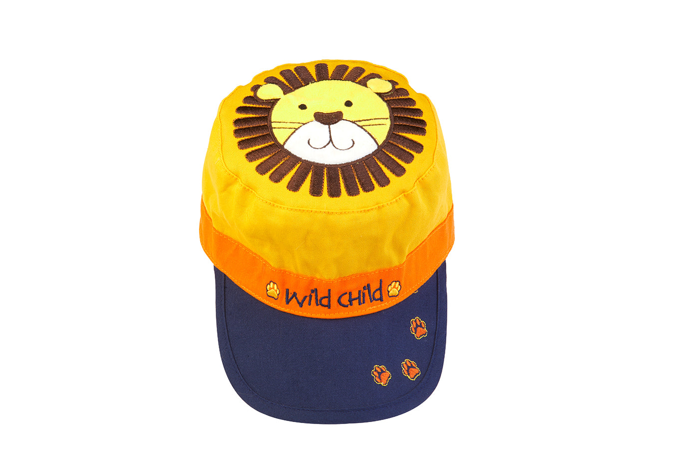 Kids' Reversible Caps - Lion/Monkey