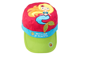 Kids' Reversible Caps - Mermaid/Seahorse