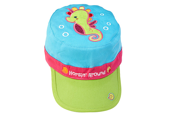 Kids' Reversible Caps - Mermaid/Seahorse