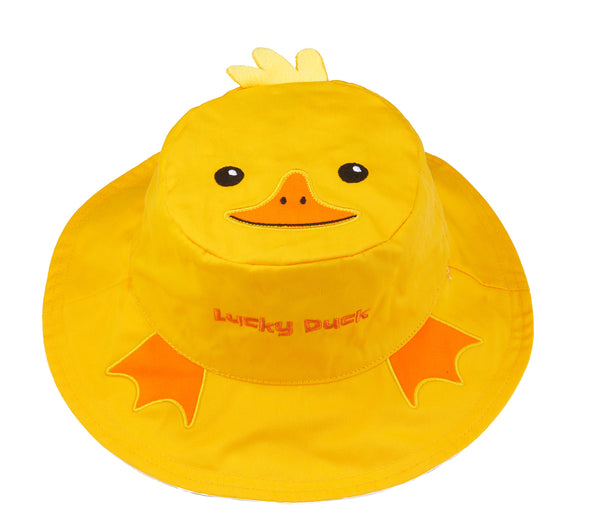 Kids' Sunhat - Cow/Yellow Duck